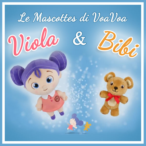 Viola & Bibi, le Mascottes di Voa Voa! Onlus